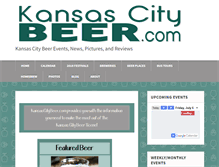 Tablet Screenshot of kansascitybeer.com